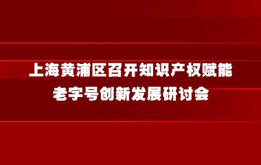 上海黄浦区召开知识产权赋能老字号创新发展研讨会