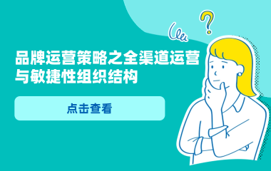 品牌运营策略之全渠道运营与敏捷性组织结构