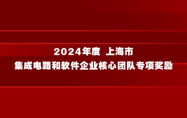 关于开展申报2024年度上海市集成电路和软件企业核心团队专项奖励的通知